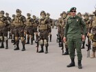 The commander of the counter-terrorism force inspects the readiness and discipline of the units stationed at the (…)