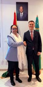 French Ambassador meets with the Special Representative of the Chairperson of the AU Commission in Libya.