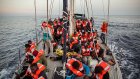 NGO rescues migrants allegedly thrown into sea off Libya