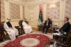 Al-Menfi meets with the Qatari ambassador to Libya