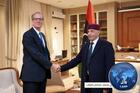 Aguila meets with the UK and French ambassadors to Libya
