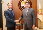 The Chairman of the House of Representatives' Foreign Affairs Committee discusses with the Greek Consul General&nbsp;(…)