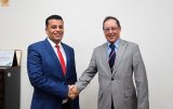 Chairman of the HoR Oversight Authorities Follow-up Committee meets with the Russian Ambassador .