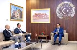 Al-Abed meets with the Egyptian ambassador.