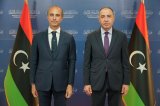 Al-Baour meets with the Italian ambassador.