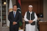 Aguila Saleh receives the Chargé d'Affaires of the Chinese Embassy.