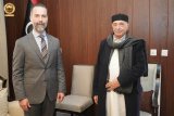 (Aguila Saleh) meets the Turkish Ambassador to Libya to discuss developing joint cooperation (…)