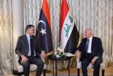 Dabaiba discusses regional and international issues of common interest with Iraqi President