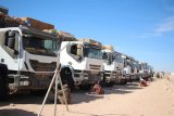 Seizure of 17 fuel trucks prepared for smuggling to several African countries.