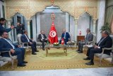 Al-Baour and Al-Nafti discuss ways to enhance the strategic partnership between Libya and Tunisia