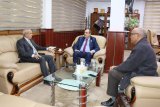 Libyan Authority for Scientific Research meets with the President of Wadi Al-Shati University.