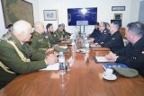 Director of Military Intelligence meets with his Spanish counterpart.