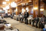 Dbaiba meets with a delegation of youth and activists from Misrata.