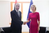 Al-Baour holds bilateral meetings in Brussels.