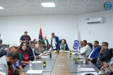A delegation from the Libyan government appointed by parliament meets with the coordinators of (…)