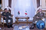 Al-Namroush discusses in Italy enhancing military cooperation between Tripoli and Rome.