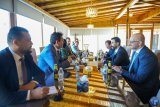 GNU MOF receives a Syrian delegation.