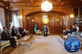 Dabaiba and Tetteh review details of the UN mission's plan to support dialogue between Libyan parties.