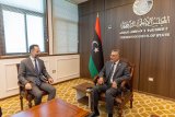 Takala reviews the latest political developments in Libya with the Turkish ambassador.
