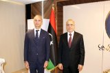 Al-Lafi discusses the latest developments in Libya with the Italian ambassador.