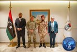 Deputy Commander of AFRICOM meets with Haddad, Zubi, and Mahmoud Hamza.