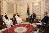 Al-Menfi meets with the Qatari ambassador to Libya