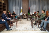 Tetteh meets with Haftar.