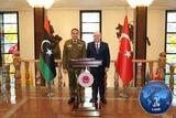 Turkish Defense Minister Receives Lieutenant General Al-Namroush