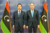 Al-Baour meets with Chargé d'Affaires of the Chinese Embassy.
