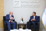 Al-Sayeh receives the British Ambassador on the occasion of the end of his mission in Libya.