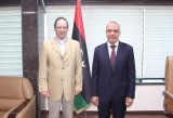 Abdullah Al-Lafi Receives Russian Ambassador.