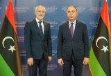 Al-Baour meets with Romanian Ambassador.