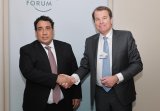 Al-Manfi reviews with the European Bank opportunities for cooperation in reconstruction in Libya