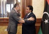 Al-Mnifi meets with the Greek Foreign Minister.