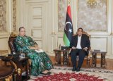 Al-Menfi discusses with Tetteh the latest security and political developments in Tripoli.