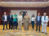 Tetteh meets with a group of Libyan political activists in Cairo