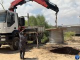 The Electricity Company completes the project to remove high-voltage wires west of Misrata.