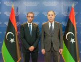 Al-Baour discusses the situation of Palestinians residing in Libya with the Palestinian ambassador.