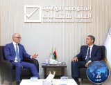 Al-Sayeh receives the European Union Ambassador.