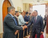 Al-Baour inspects the progress of work at the Libyan embassy in Malta