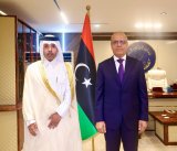 Al-Lafi discusses political developments in Libya with the Qatari ambassador