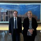 Tetteh meets with the Russian Ambassador.