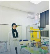 Libyan Halima Akram Al-Khazaali wins gold medal in international competition in Bosnia in health sciences