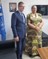 Tetteh discusses with the Czech ambassador the political, economic and security developments in Libya.