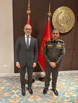 Al-Namroush meets Nicola Orlando in Tripoli