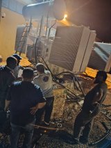 Electricity Company: Final preparations for the operation of the Ragdalin electrical transformer.