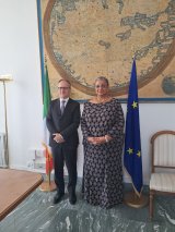 Tetteh discusses in Rome the latest developments in Libya.