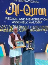 Libyan Najwa Al-Korbo wins third place globally in the Malaysian International Quran (…)