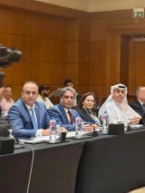 Members of the House of Representatives, members of the Arab Parliament, participate in the meetings of the Arab (…)