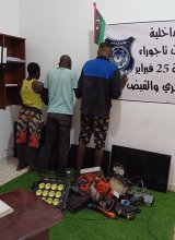 Police Arrest Individuals Red-Handed Stealing.